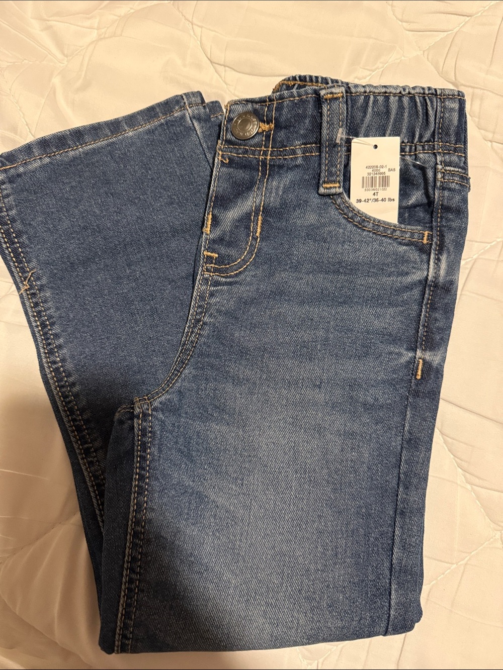 Old Navy Kids Blue Denim Jeans - Straight Fit